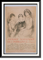 Journeacutee nationale des orphelins. Guerre 1914. 15. 16, Vintage Poster