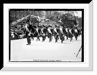 Historic Framed Print, Swedish Societies - Olympic Parade,  17-7/8" x 21-7/8"