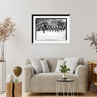 Historic Framed Print, Swedish Societies - Olympic Parade,  17-7/8" x 21-7/8"