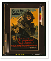 Keep em going!. Ketterlinus Phila, Vintage Poster