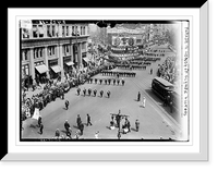 Historic Framed Print, Parade in honor of Olympic victors,  17-7/8" x 21-7/8"