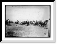 Historic Framed Print, Bulgarian Artillery,  17-7/8" x 21-7/8"