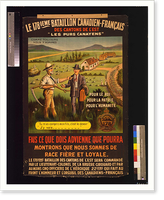 Le 178ieme Bataillon Canadien-Franccedilais des cantons de lest, Historic Reproduction