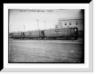 Historic Framed Print, Edison Storage Battery Train,  17-7/8" x 21-7/8"