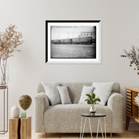 Historic Framed Print, Edison Storage Battery Train,  17-7/8" x 21-7/8"