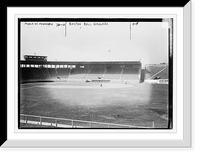 Historic Framed Print, Boston ball grounds - 1912 (middle of panorama), 9/28/12,  17-7/8" x 21-7/8"