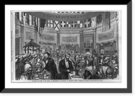 Centennial Tea Party in Rotunda of U.S. Capitol, Washington, Wednesday evening, Dec. 16, 1875, Vintage Wall Art