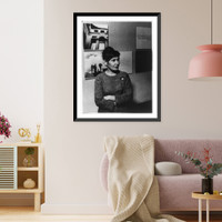 Vintage Portrait - Mrs. Elia Skalska, half length portrait