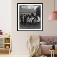 Erin's little sons and daughters - country school, County Monaghan, Ireland, Vintage Wall Art