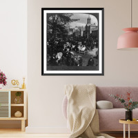 Cattle Fair, the great market day, N. on Main Street, Kanturk, County Cork, Ireland, Vintage Print