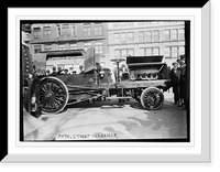 Historic Framed Print, Auto Street Cleaner,  17-7/8" x 21-7/8"