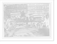 Historic Framed Print, Auto Street Cleaner,  17-7/8" x 21-7/8"