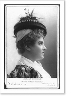 Historic Framed Print, [Lillian Russell, 1861-1922, bust portrait, right profile, in The Princess Nicotine"]",  17-7/8" x 21-7/8"