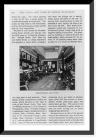 Reception Room: Pach Studio, with page of text of The studio and work of Messrs. Pach Bros"", Antique Wall Art