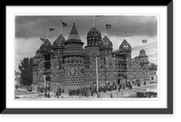 Historic Framed Print, [The Corn Palace, built from 3500 bushels of ear corn, Mitchell, South Dakota] - 2,  17-7/8" x 21-7/8"