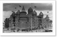 Historic Framed Print, [The Corn Palace, built from 3500 bushels of ear corn, Mitchell, South Dakota] - 2,  17-7/8" x 21-7/8"