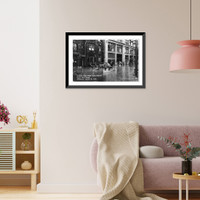 Where first body was found - upper Main Street, Johnstown - March 18, 1936, Antique Wall Art