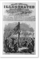 Impressive scene at Fort Sumter - Dec. 27, 1860, Historic Reproduction