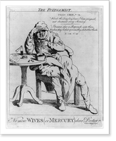 The polygamist. No more wives (or Mercury) dear Doctor Classic, Vintage Wall Art