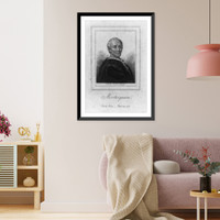 Historic Framed Print, Charles Louis de Secondat, Baron de la Brede et de Montesquieu, 1689-1755,  17-7/8" x 21-7/8"