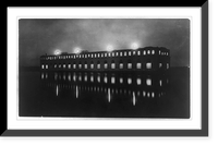 Moonlight view of power house Classic, Vintage Poster