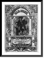 Tobacco label showing old Nick" (Santa Claus) dropping cigar packages down the J.C. Partridge & Co. chimney while smoking a cigar", Historic Reproduction