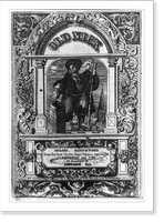 Tobacco label showing old Nick" (Santa Claus) dropping cigar packages down the J.C. Partridge & Co. chimney while smoking a cigar", Historic Reproduction