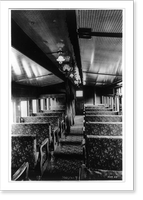 Interior of car #9, the first Pullman sleeper, 1863, Antique Wall Art
