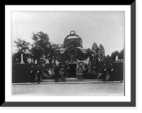 Historic Framed Print, John Alexander Logan's Mausoleum, Rock Creek Cemetery, Washington, D.C.,  17-7/8" x 21-7/8"