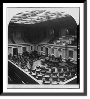 Historic Framed Print, U.S. Senate Chamber,  17-7/8" x 21-7/8"