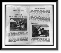 Historic Framed Print, The History of Little Red Riding-Hood,  17-7/8" x 21-7/8"