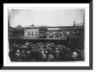 Historic Framed Print, Taft reception, Kansas,  17-7/8" x 21-7/8"