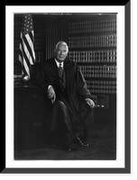 Historic Framed Print, [Official portraits of the 1976 U.S. Supreme Court: Chief Justice Warren E. Burger],  17-7/8" x 21-7/8"