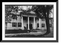 Fort Hill, residence of John C. Calhoun, Oconee County, South Carolina: man seated on porch, Vintage Poster