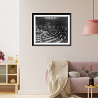 The U.S. House of Representatives, Tuesday, September 23, 1890. House Chamber in session, Vintage Print
