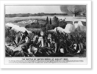 The Battle of Baton Rouge, La. Aug. 4th 1862, Historic Reproduction