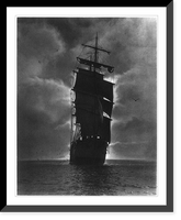 Historic Framed Print, Last trip of THE STAR OF ALASKA,  17-7/8" x 21-7/8"