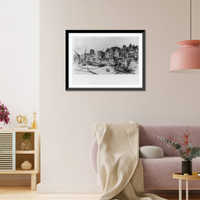 Historic Framed Print, [The Adam and Eve, old Chelsea],  17-7/8" x 21-7/8"