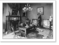 Wisconsin. Milwaukee. Schlitz Brewery: Director's room, Historic Print