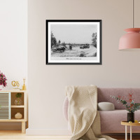 Progress of the Roads: 1916 - mud at the state line, Historic Reproduction