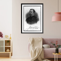 Maj. Gen. James Harrison Wilson, 1837-1925, head and shoulders portrait, facing left, Historic Print