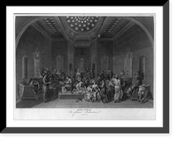 Historic Framed Print, [Public bath for women in Rome],  17-7/8" x 21-7/8"