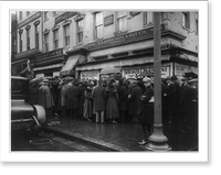 Historic Framed Print, Crowd at B.H. Stinemetz & Son Co., Washington, D.C., during a sale,  17-7/8" x 21-7/8"