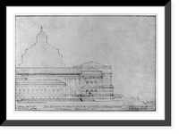 Repr. of architectural drawings and photos of U.S. Supreme Court building, Washington, D.C., 1928-1931; Cass Gilbert, architect, Vintage Wall Art