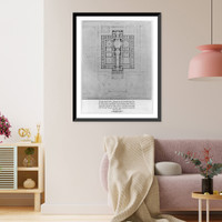 Repr. of architectural drawings and photos of U.S. Supreme Court building, Washington, D.C., 1928-1931; Cass Gilbert, architect - 2 Classic, Historic Print