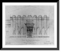 Repr. of architectural drawings and photos of U.S. Supreme Court building, Washington, D.C., 1928-1931; Cass Gilbert, architect - 12, Antique Wall Art