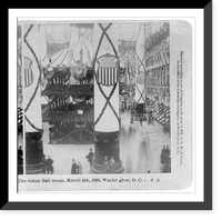 The Great Ball-room, March 4th, 1889, Washington, D.C, Vintage Wall Art
