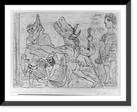 Historic Framed Print, [Blind minotaur, no. 4],  17-7/8" x 21-7/8"