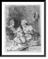 Historic Framed Print, [The Holy Family],  17-7/8" x 21-7/8"