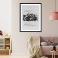 Historic Framed Print, [Illus. of king and witch; scene from Sleeping Beauty] - 2,  17-7/8" x 21-7/8"